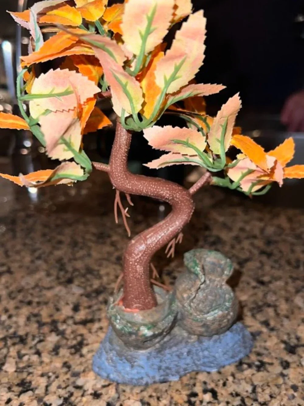 Set of Fish Aquarium Decoration. Total of 18 fake foliage items.